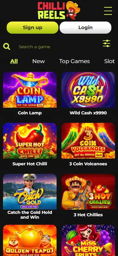Chilli Reels Casino screenshot 5