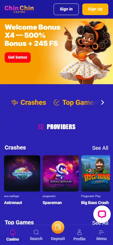ChinChin Casino screenshot 4