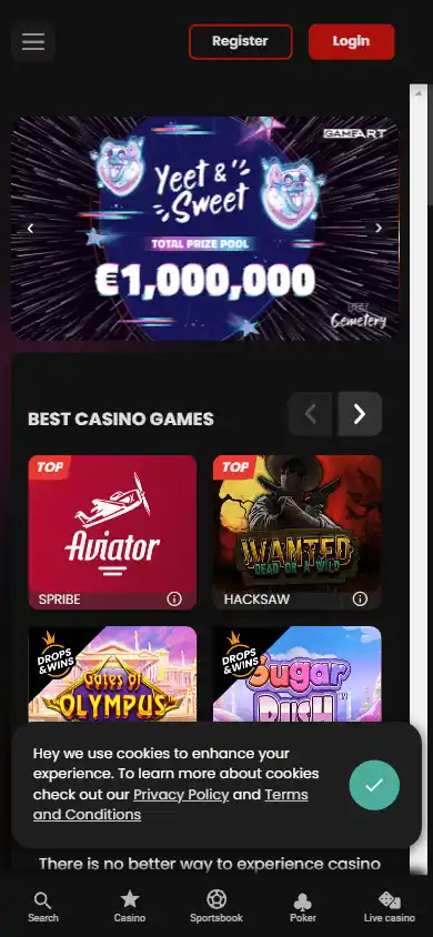 Chipstars Casino screenshot 4
