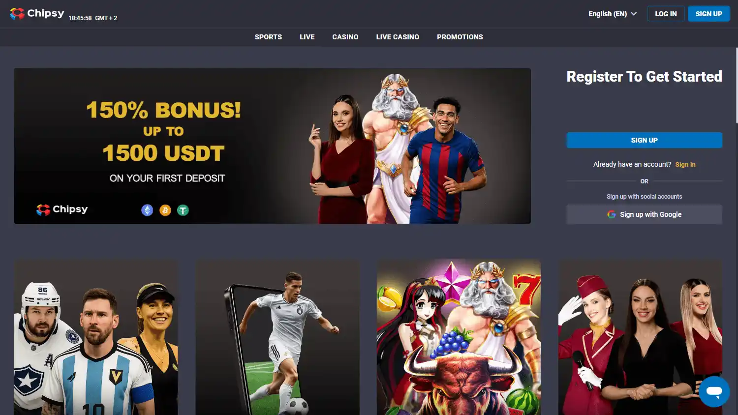 Chipsy Casino screenshot 1