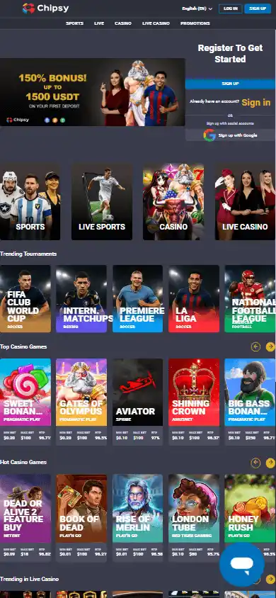 Chipsy Casino screenshot 3