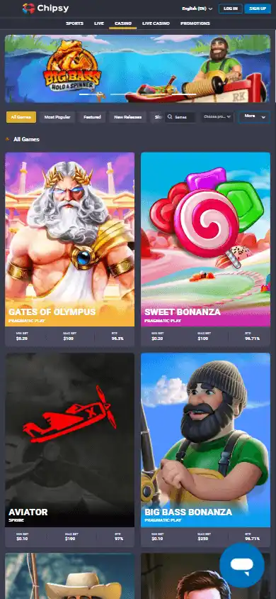 Chipsy Casino screenshot 4