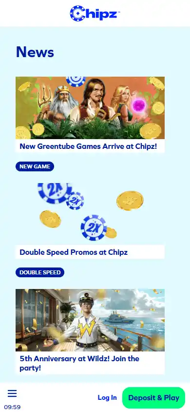 Chipz Casino screenshot 6