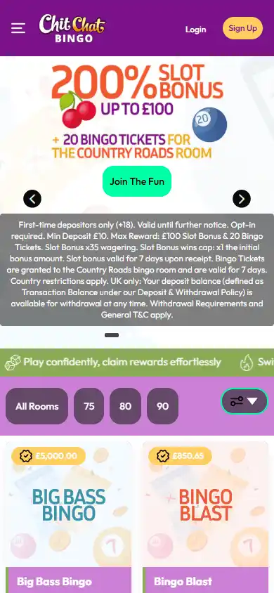 Chitchat Bingo Casino screenshot 4