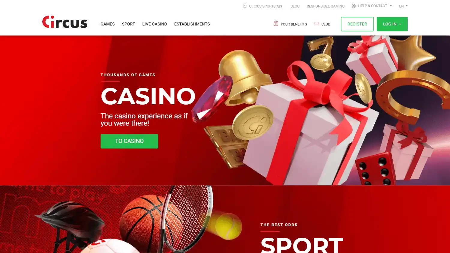 Circus Casino screenshot 1