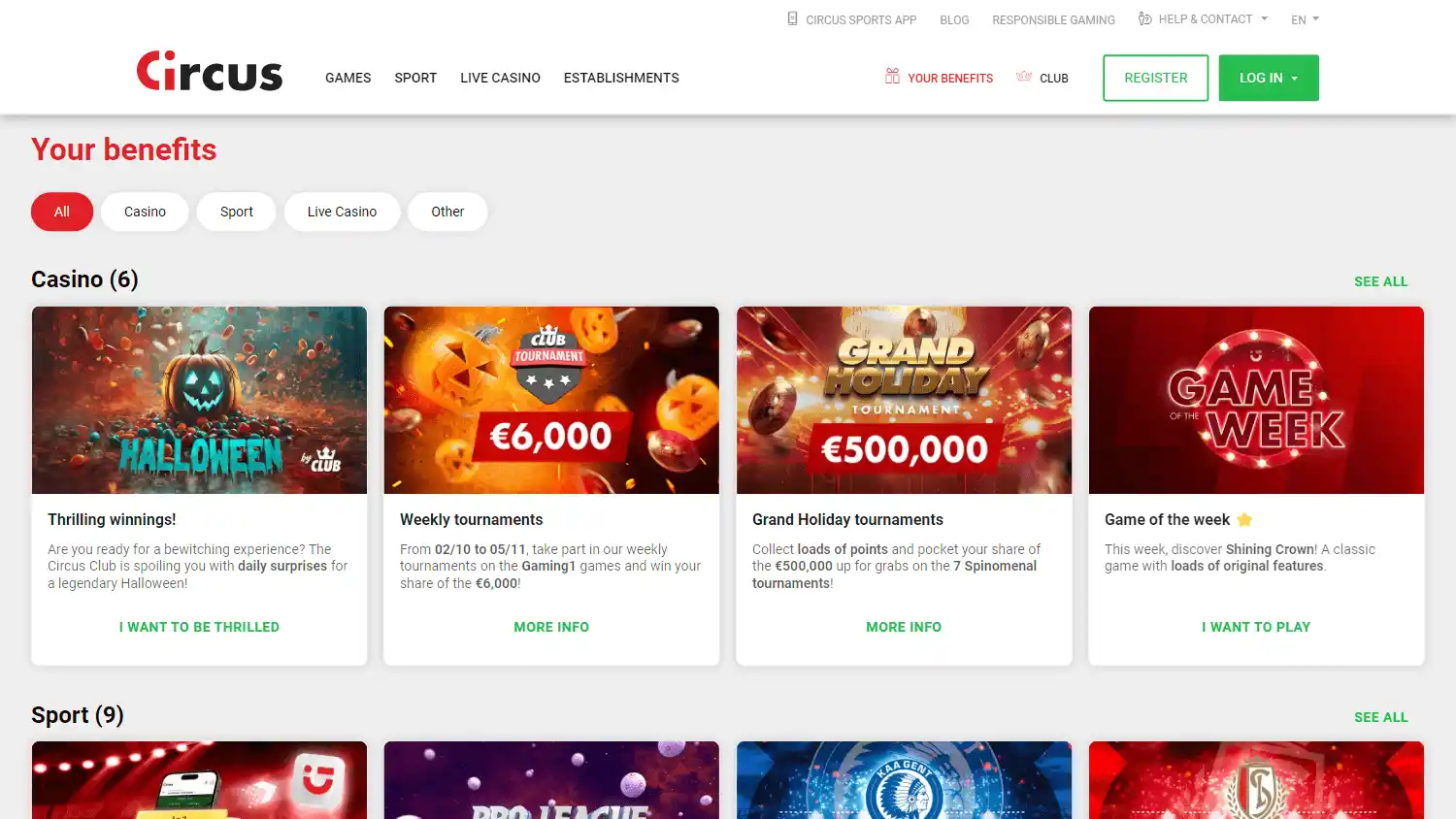 Circus Casino screenshot 3