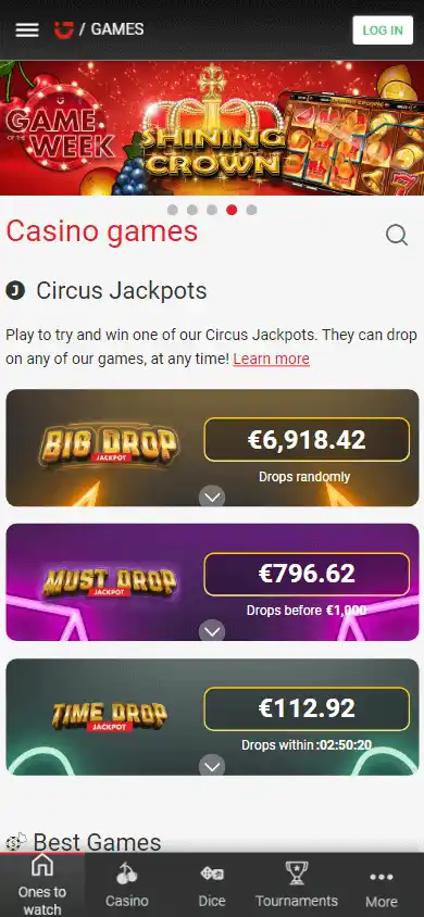 Circus Casino screenshot 5