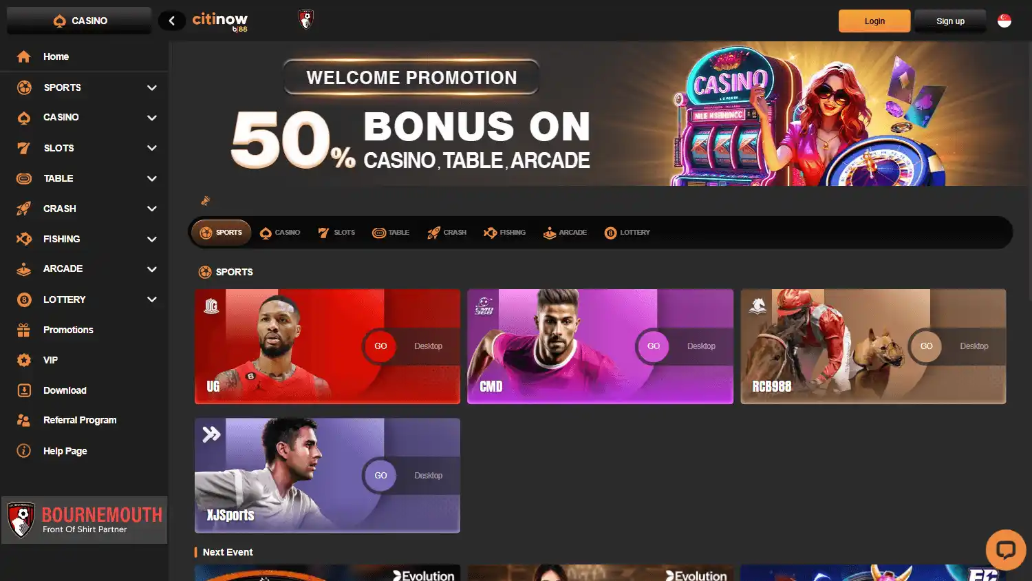 Citinow Casino screenshot 1