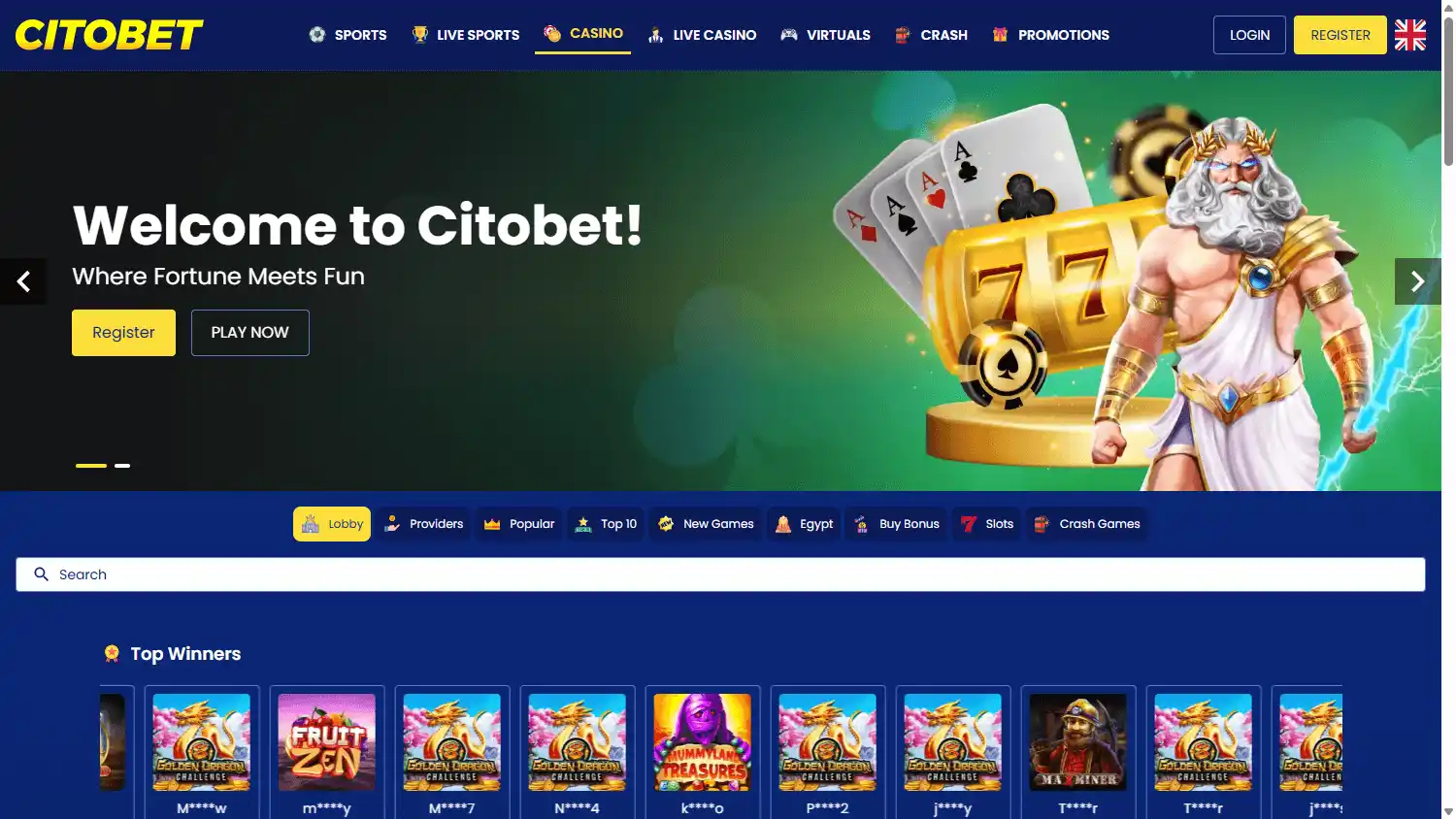 CitoBet Casino screenshot 2