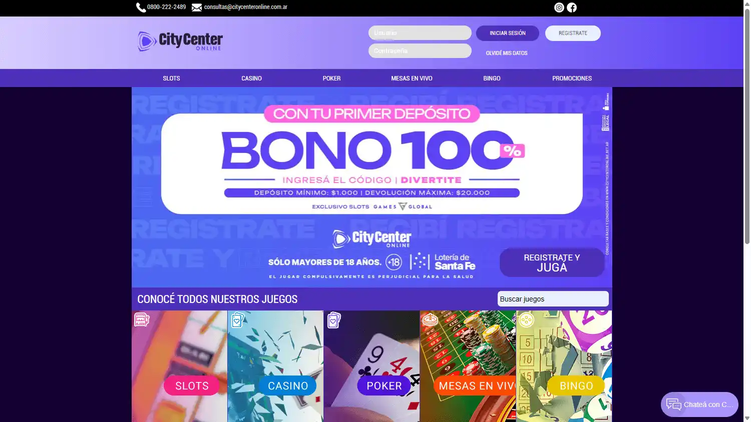City Center Online Casino screenshot 1