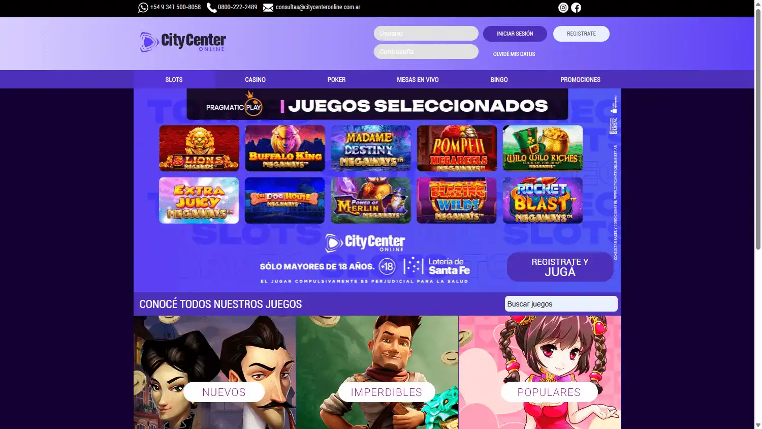 City Center Online Casino screenshot 2