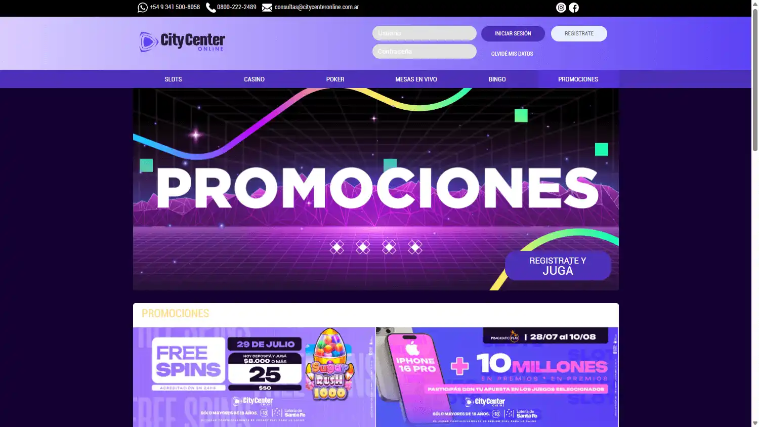 City Center Online Casino screenshot 3
