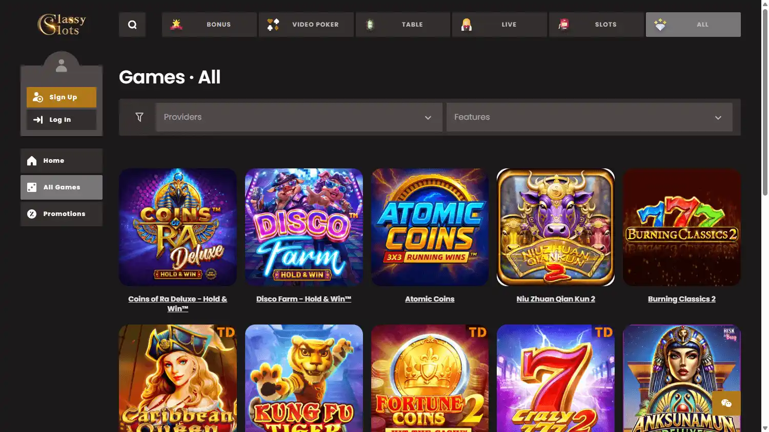 Classy Slots Casino screenshot 2