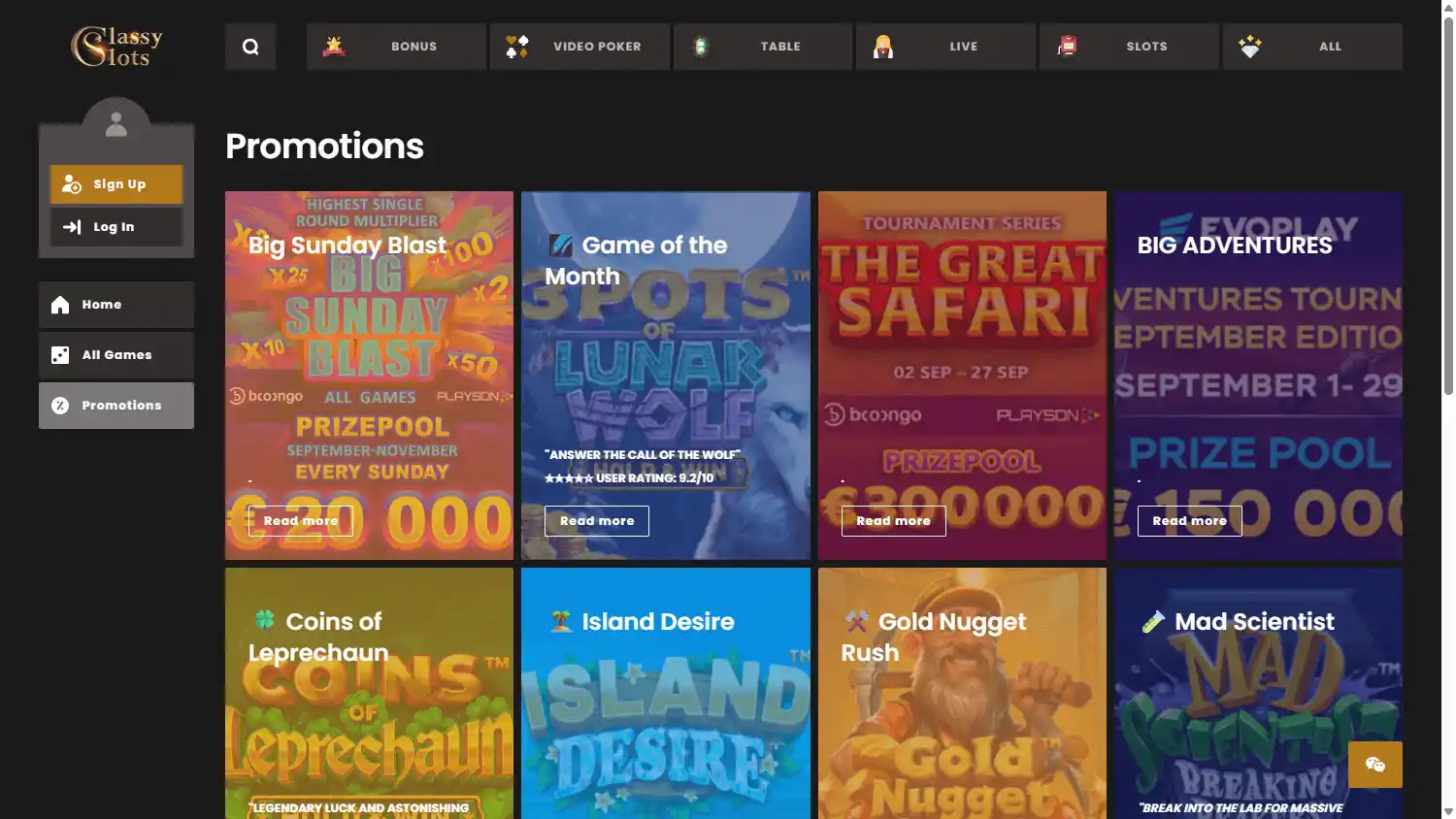Classy Slots Casino screenshot 3