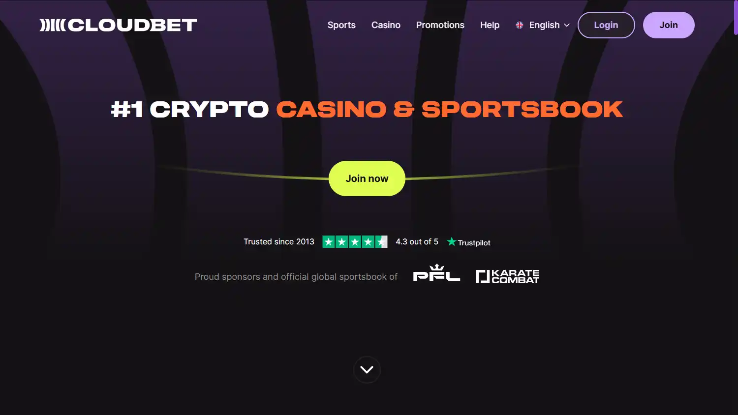 Cloudbet Casino screenshot 1
