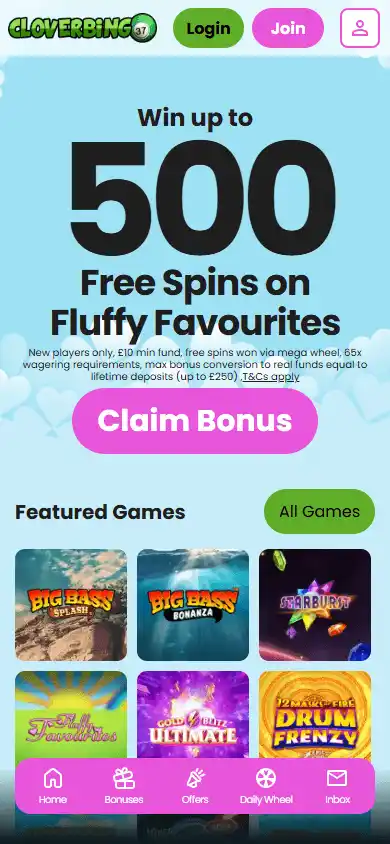 Clover Bingo Casino screenshot 4
