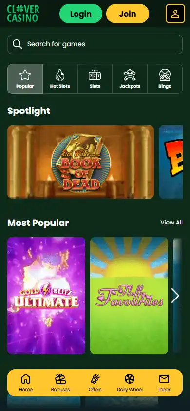 Clover Casino screenshot 5