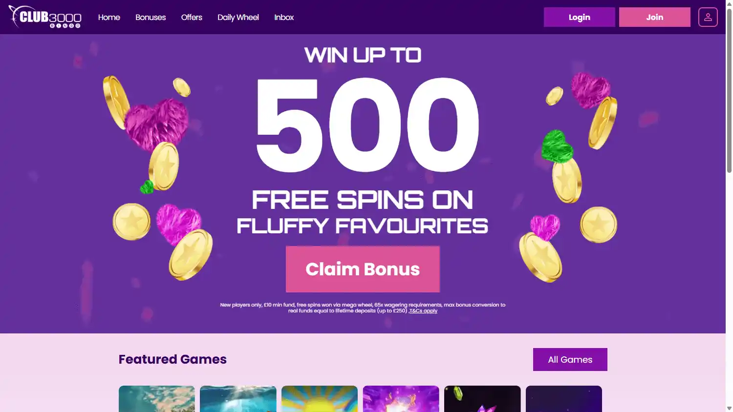 Club 3000 Bingo Casino screenshot 1