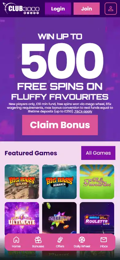 Club 3000 Bingo Casino screenshot 4