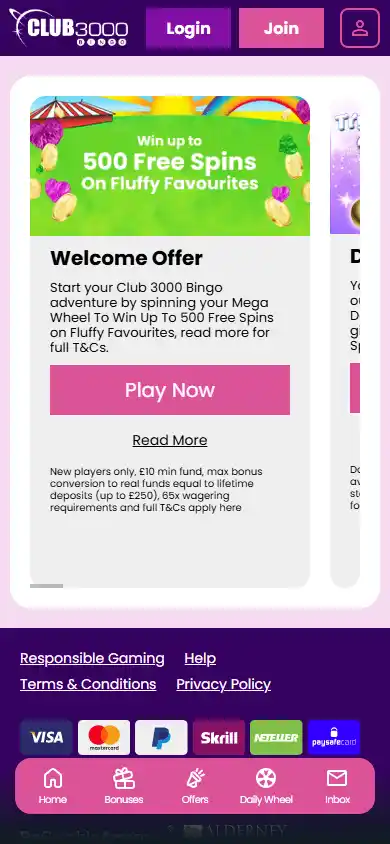 Club 3000 Bingo Casino screenshot 6