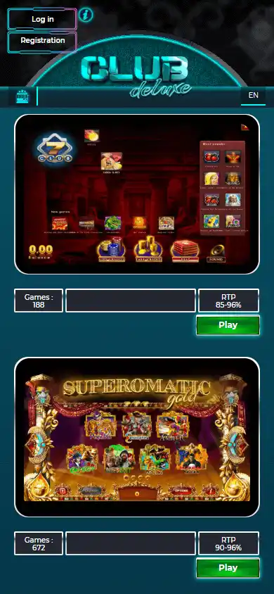 Club Deluxe Casino screenshot 2