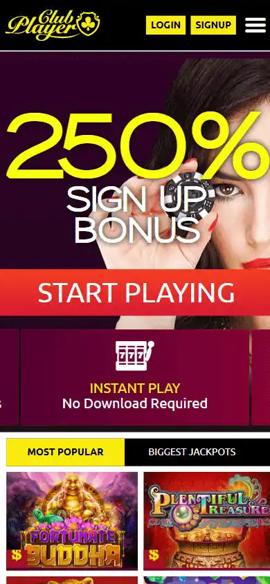 Club Player Casino screenshot 3