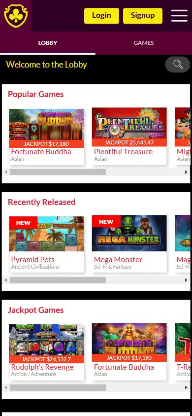 Club Player Casino screenshot 4