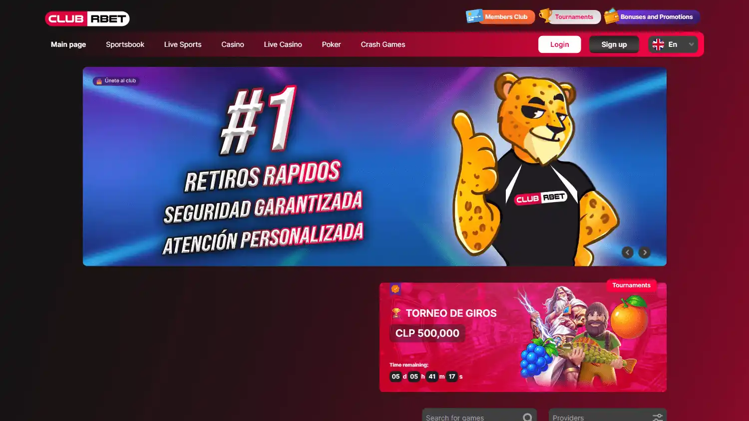 Club Rbet Casino screenshot 1