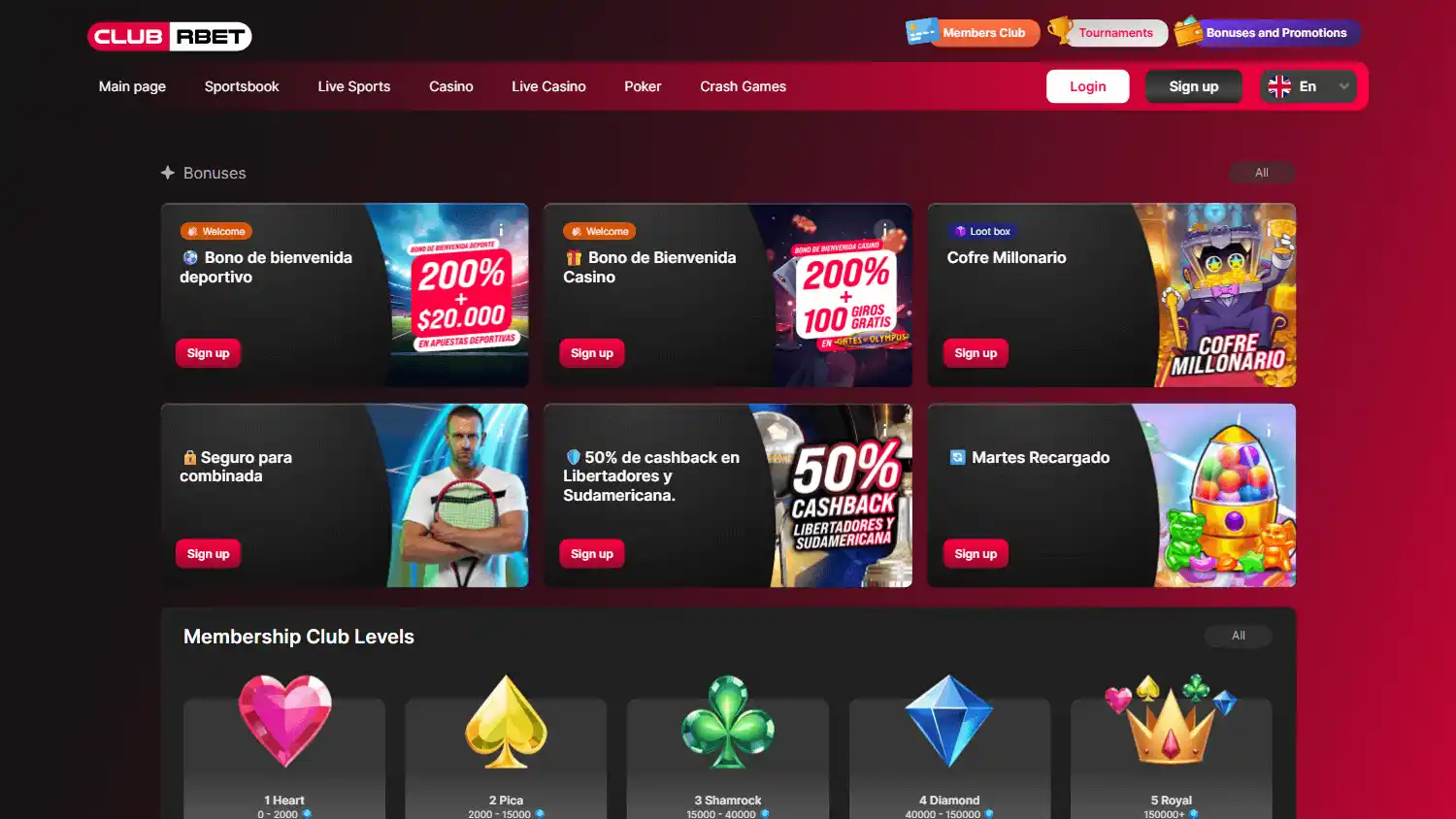 Club Rbet Casino screenshot 3
