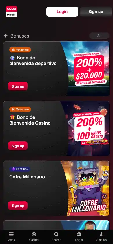 Club Rbet Casino screenshot 4