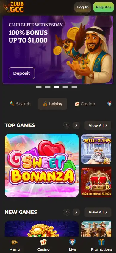 ClubGCC Casino screenshot 4