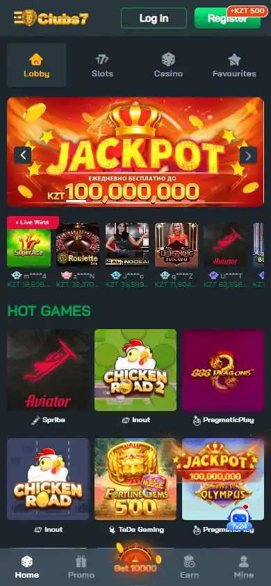Clubs7 Casino screenshot 4