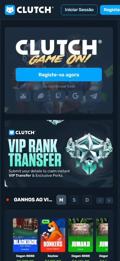 Clutch Casino screenshot 3
