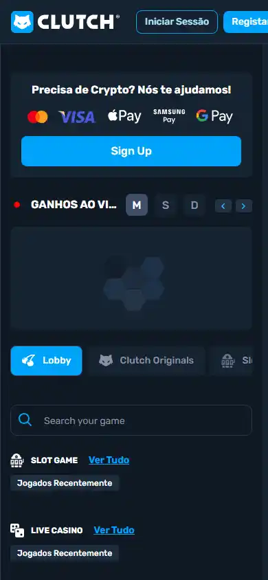 Clutch Casino screenshot 4