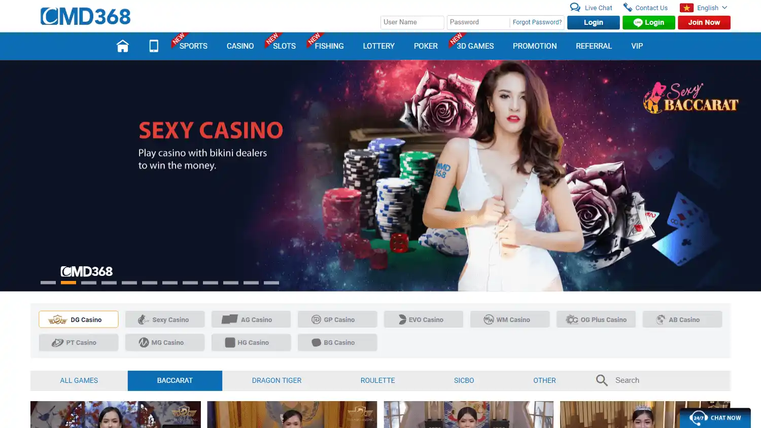 CMD368 Casino screenshot 2
