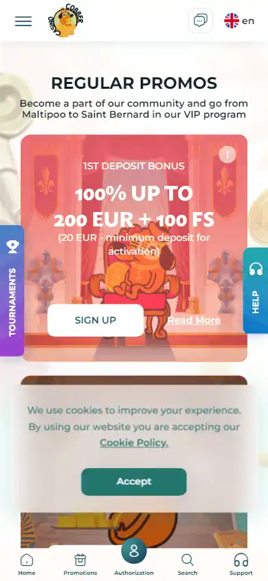Cobber Casino screenshot 6