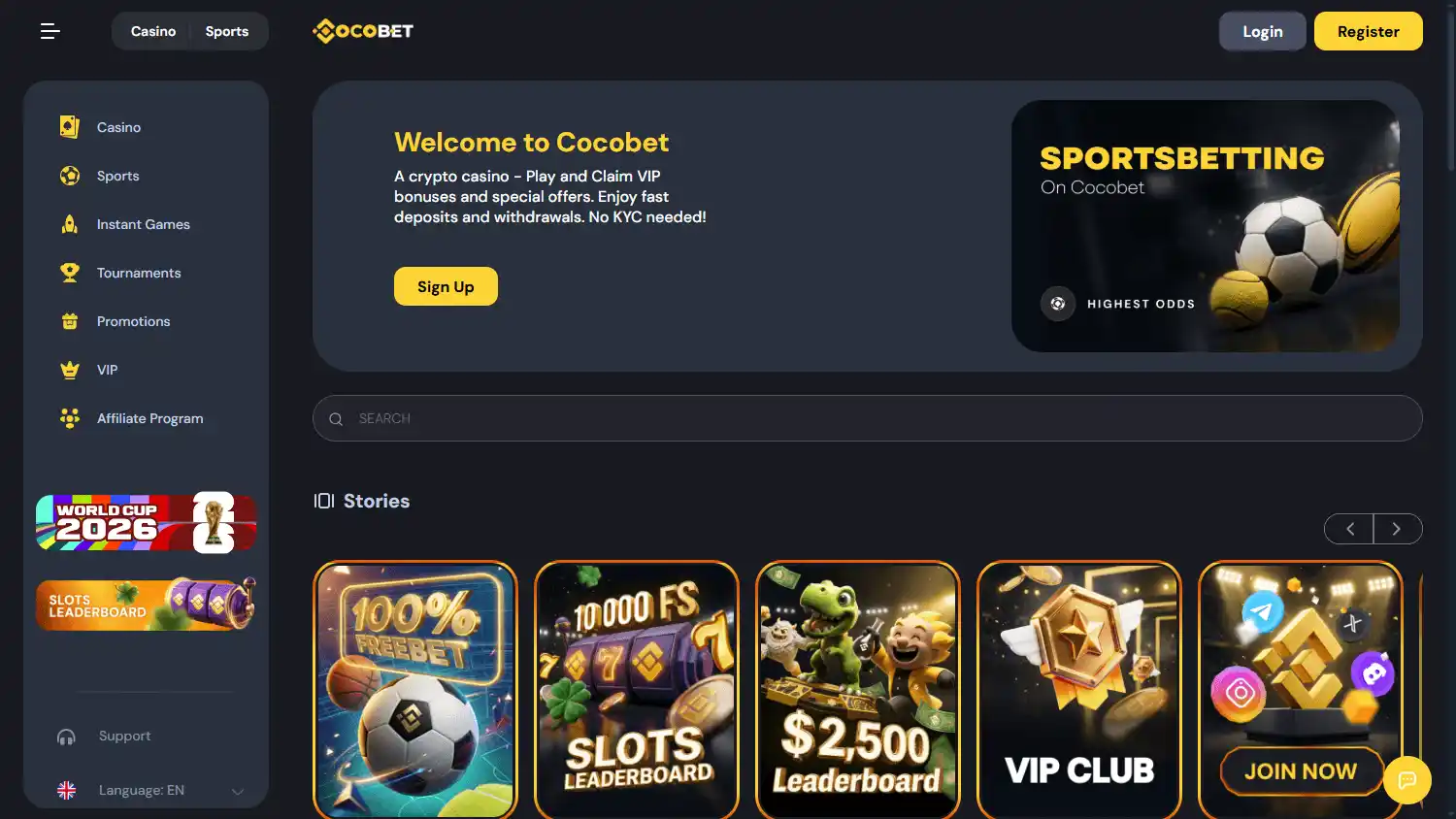 Cocobet Casino screenshot 1