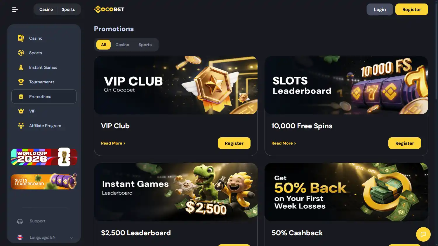 Cocobet Casino screenshot 3
