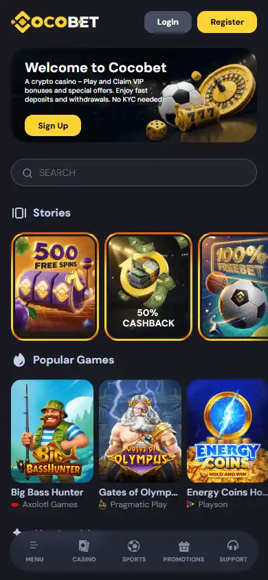 Cocobet Casino screenshot 4