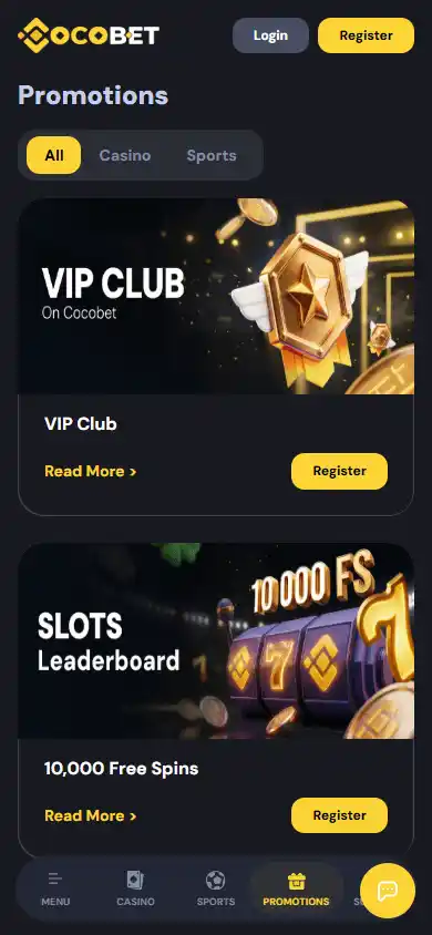 Cocobet Casino screenshot 6