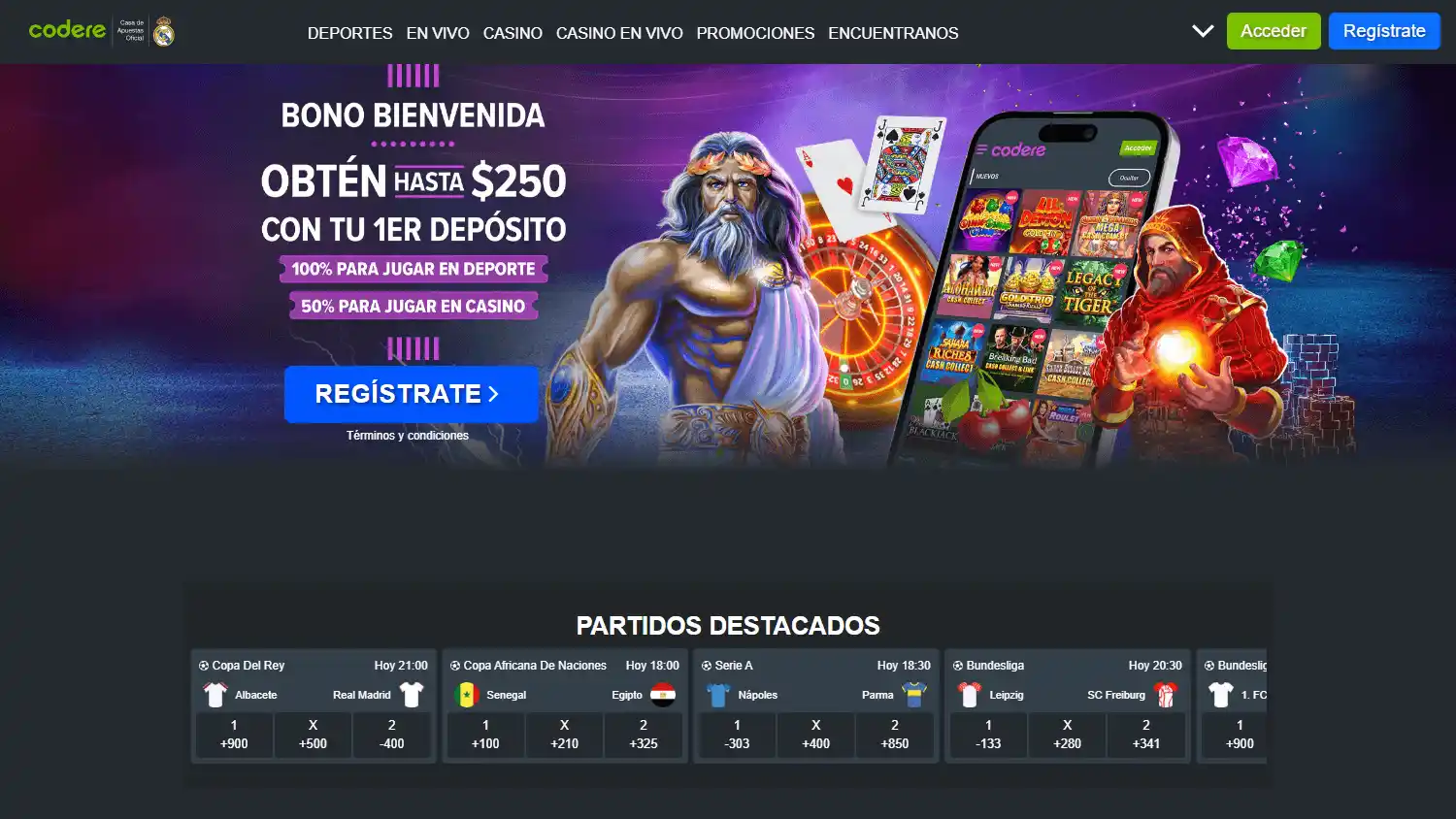 Codere Casino PA screenshot 1