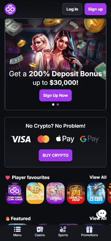 Coincasino.pro screenshot 4