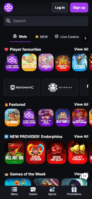 Coincasino.pro screenshot 5