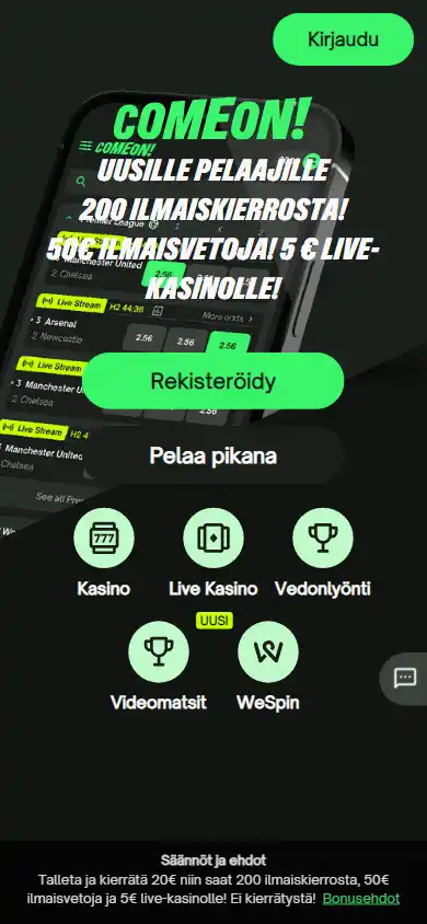 ComeOn! Casino screenshot 3