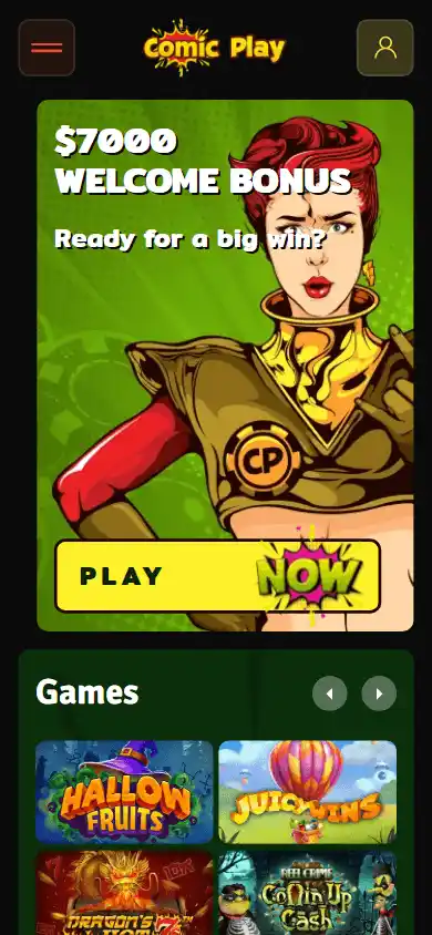 ComicPlay Casino screenshot 4