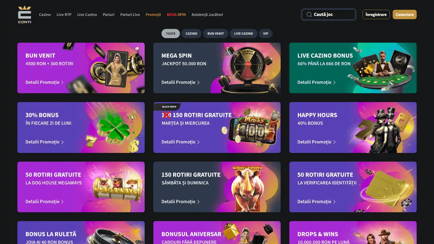 Conticazino Casino screenshot 2