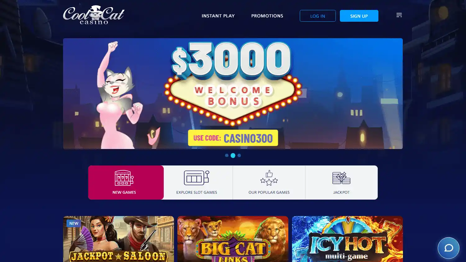 Cool Cat Casino screenshot 1
