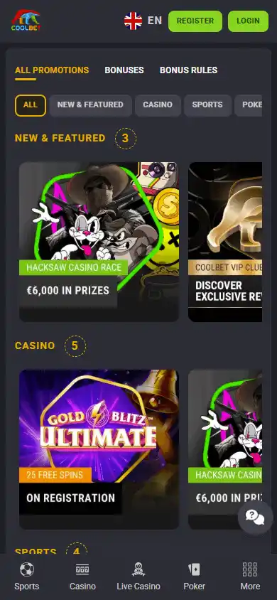 Coolbet Casino PE screenshot 7