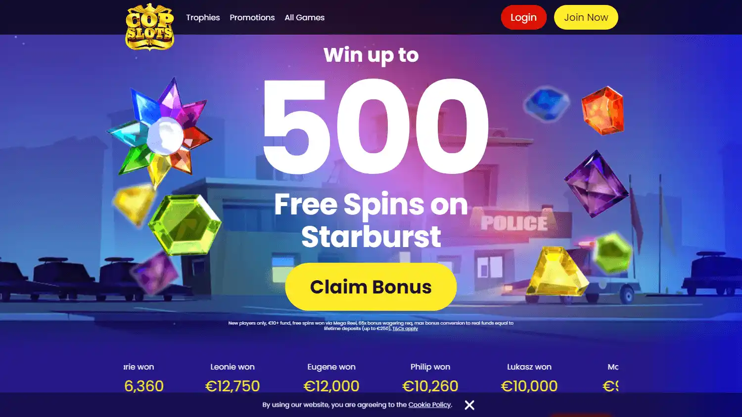 Cop Slots Casino screenshot 1