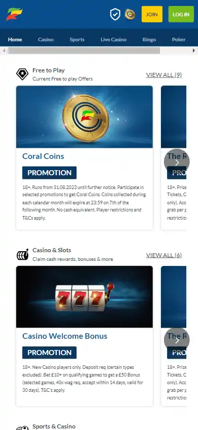 Coral Casino screenshot 6